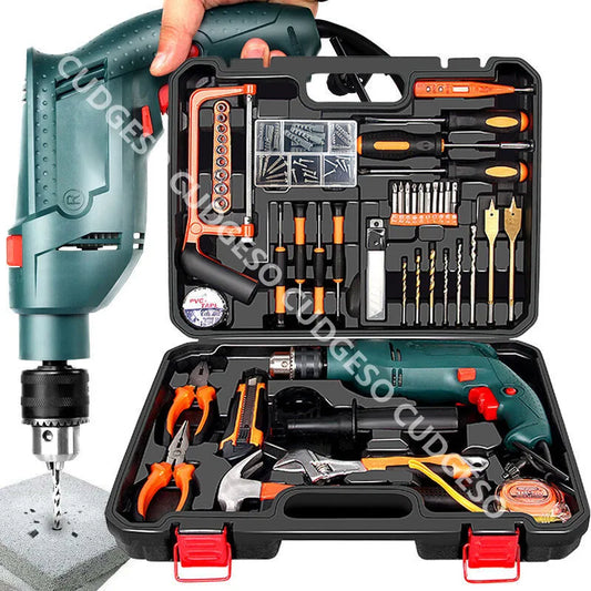 Multi-function Hardware TOOLBOX 160pcs 136pcs 118pcs 115pcs 112 Pcs Corded Power Hand Tools Electric Screwdriver Set