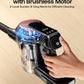 Cordless Vacuum Cleaner, Self-Standing 40Kpa 45Mins Vacuum Cleaners for Home, 8-in-1 Lightweight Stick Vacuum with Anti-tangle Wireless Vacuum for Carpet, Tile, Pet Hair, Hardwood Floors, Black