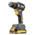 Cordless Power Drill Brushless Motor Keyless Chuck Rotary Hammer Drill Impact Drill for Wood Steel Metal-Versatile for Hardware