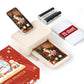 HPRT Photo Printer 4x6,+108Sheets&2ribbon,Instant Picture Printer for iPhone, Android, Smartphone,Portable Photo Printers for Home Use,Thermal Dye-Sublimation, AR Video Printing（White）